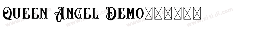 Queen Angel Demo字体字体转换